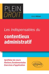 Les indispensables du contentieux administratif_cover