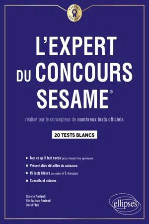 L'Expert du Concours SESAME - Édition 2020