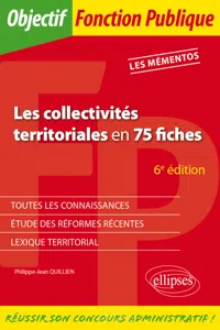 Les collectivités territoriales en 75 fiches - 6e édition_cover