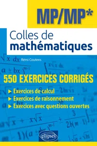 Colles de mathématiques - MP/MP*_cover