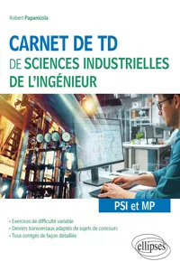 Carnet de TD de sciences industrielles de l'ingénieur - PSI et MP_cover