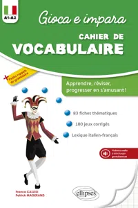 Gioca e impara. Cahier de vocabulaire italien. A1-A2_cover