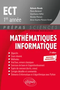 Mathématiques - Informatique - ECT 1re année - Nouveaux programmes_cover