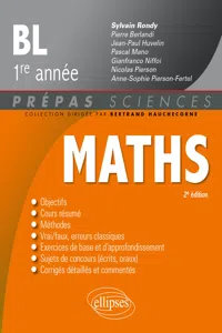 Mathématiques - BL 1re année - 2e édition_cover