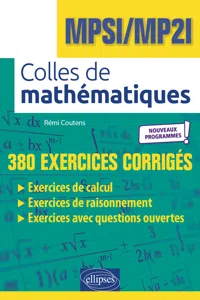 Colles de Mathématiques - MPSI/MP2I - Programme 2021_cover