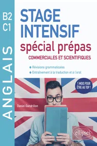 Anglais. Stage intensif spécial prépas commerciales et scientifiques B2-C1_cover