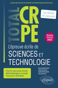 Réussir l'épreuve écrite de sciences et technologie - CRPE - Nouveau concours 2022_cover