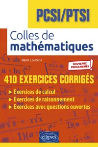 Colles de Mathématiques - PCSI - PTSI - Programme 2021_cover