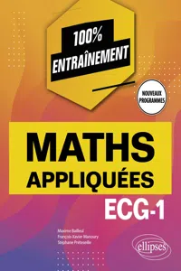 Mathématiques appliquées - ECG-1 - Nouveaux programmes_cover