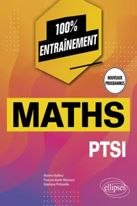 Mathématiques PTSI - Nouveaux programmes_cover