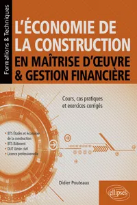 L'économie de la construction en maîtrise d'œuvre et gestion financière_cover