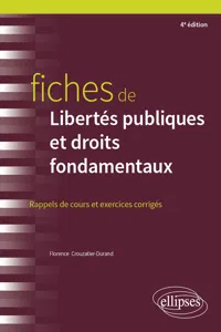 Fiches de Libertés publiques et droits fondamentaux_cover