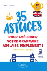 Anglais. 35 astuces pour améliorer votre grammaire simplement ! [A2-B1_cover