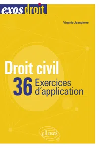 Droit civil. 36 exercices d'application_cover