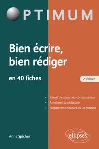 Bien écrire - Bien rédiger en 40 fiches_cover