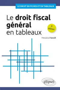 Le droit fiscal général en tableaux_cover