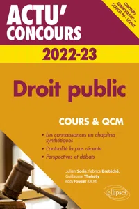 Droit public 2022-2023 - Cours et QCM_cover