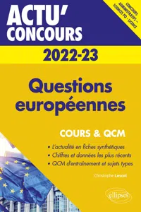 Questions européennes 2022-2023 - Cours et QCM_cover