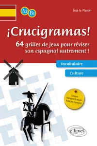 ¡CRUCIGRAMAS! 64 grilles de jeux pour réviser son espagnol autrement ! A2-B1_cover