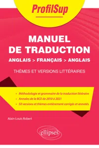 Manuel de traduction - Anglais > français > anglais_cover