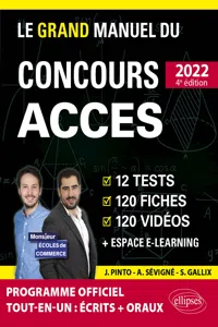 Le Grand Manuel du concours ACCES 2022_cover