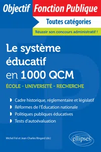Le système éducatif en 1000 QCM_cover
