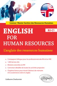 English for Human Resources. L'anglais des ressources humaines. B2-C1_cover