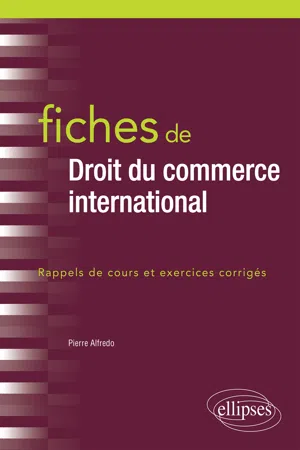 Fiches de Droit du commerce international