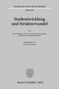 Stadtentwicklung und Strukturwandel._cover