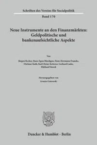 Neue Instrumente an den Finanzmärkten._cover