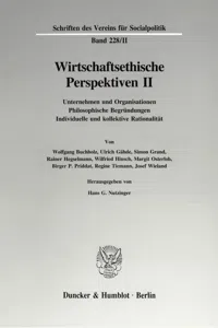 Wirtschaftsethische Perspektiven II._cover