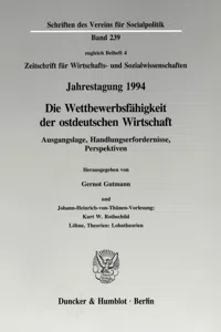 Die Wettbewerbsfähigkeit der ostdeutschen Wirtschaft._cover