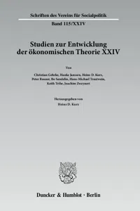 Wechselseitige Einflüsse zwischen dem deutschen wirtschaftswissenschaftlichen Denken und dem anderer europäischer Sprachräume._cover