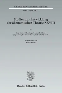 Die Ökonomik im Spannungsfeld zwischen Natur- und Geisteswissenschaften._cover