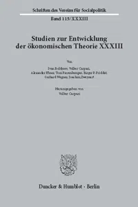 Kontinuität und Wandel in der Institutionenökonomie._cover