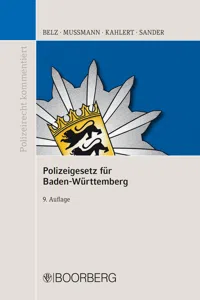 Polizeigesetz für Baden-Württemberg_cover