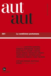 Aut Aut n. 361_cover