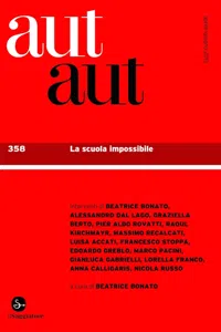 Aut Aut 358. La scuola impossibile_cover