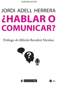 ¿Hablar o comunicar?_cover