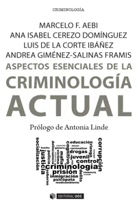 Aspectos esenciales de la Criminología actual_cover