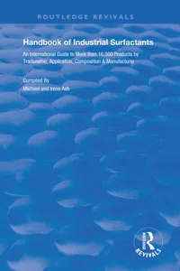 Handbook of Industrial Surfactants_cover