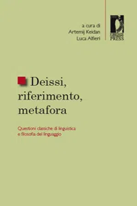 Deissi, riferimento, metafora_cover