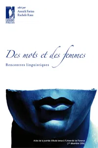 Des mots des femmes: rencontres linguistiques_cover