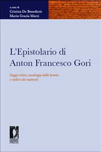 L'Epistolario di Anton Francesco Gori_cover