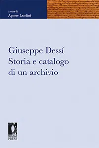 Giuseppe Dessí. Storia e catalogo di un archivio_cover