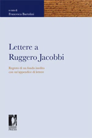 Lettere a Ruggero Jacobbi