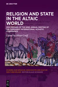 Religion and State in the Altaic World_cover