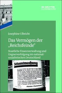 Das Vermögen der "Reichsfeinde"_cover