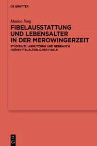 Fibelausstattung und Lebensalter in der Merowingerzeit_cover