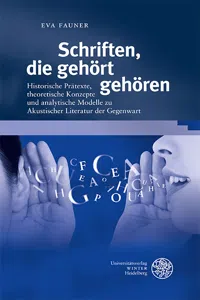 Schriften, die gehört gehören_cover